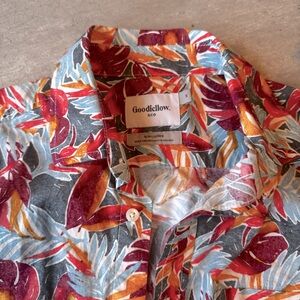 Goodfellow & Co Men’s short sleeve button down Shirt slim size small